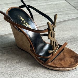 Ysl Saint Laurent Cassandra wedge